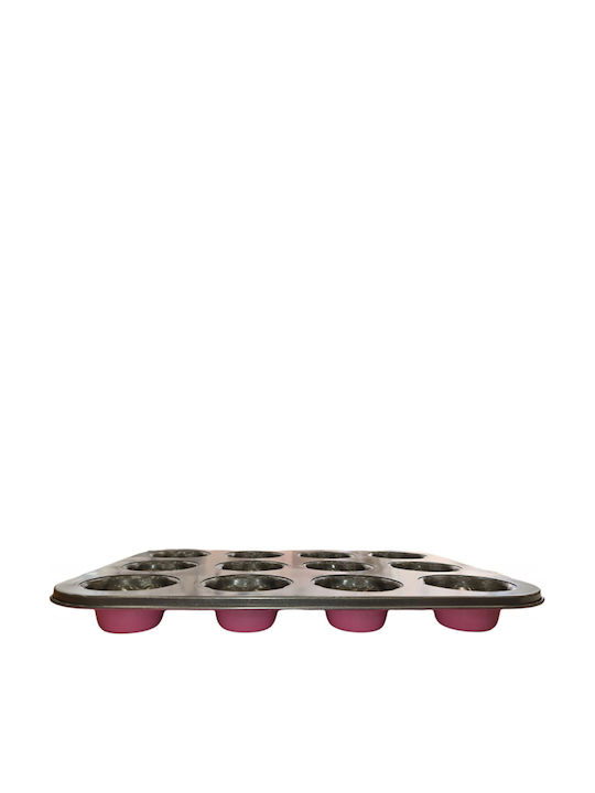 Izzy Non-stick Cupcakes & Muffins Baking Pan 35x26.5x3.5cm 12pcs