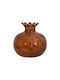 Fylliana Fl7395 Handmade Tabletop Lucky Charm Pomegranate Brown Ceramic 9x9cm 6pcs