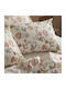 White Fabric Damour Σετ Σεντόνια Μονά 165x270εκ. Λευκό (4τμχ)