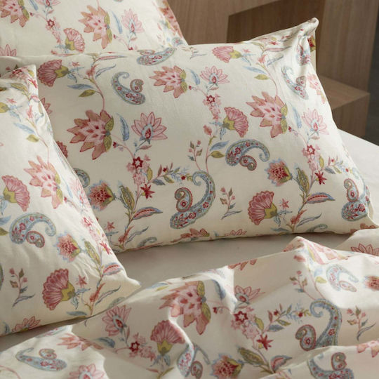 White Fabric Сет Чаршафи 165x270см. Damour Бял 4бр