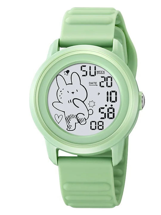 Skmei Παιδικό Ψηφιακό Ρολόι 40.8mm Πράσινο