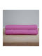 White Fabric Essential Σεντόνι King Size με Λάστιχο 220x260εκ. Μωβ