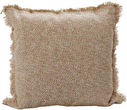 Espiel Espiel Sofa Cushion 100% Cotton Brown 40x40cm