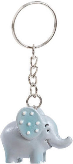 Taufgeschenk mit Schlüsselanhänger Elefant aus Metall