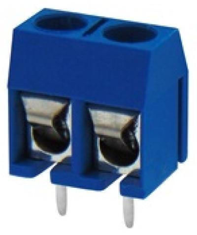 Wire Connection Strip Printed 2p P5 H10.1 300v/12a Blue Kf301-2p-1-2 Dft 01.110.0249 50 Pieces