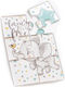 Puzzle Elefant din Plexiglas pentru Botez 23126 Set de 30 Bucăți