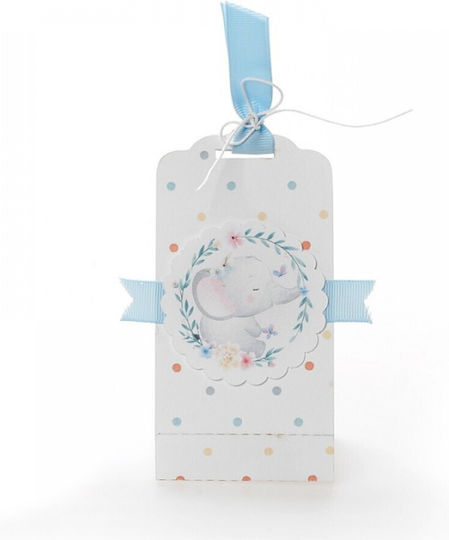 Christening Favor with Candle Elephant XTK-218