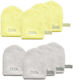 Glov Water-only Skin Makeup Removal Facial Cleansing Glove Set Baby Banana 4 Pieces Silver Stone 4 Pieces