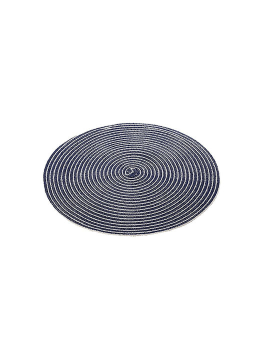 Espiel Round Plastic Placemat Blue 38cm PUL510