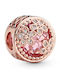 Charm Floare cu Zircon