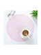 Etoile Runde Rosa Tischsets 4 Stück