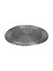 JK Home Decoration Platzdeckchen Rund Kunststoff Gray 35cm 1Stück