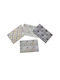 General Trade Gusto Casa 43.5x28.5cm Σουπλά Πλαστικό Ασημί 43.5x28.5cm 6τμχ