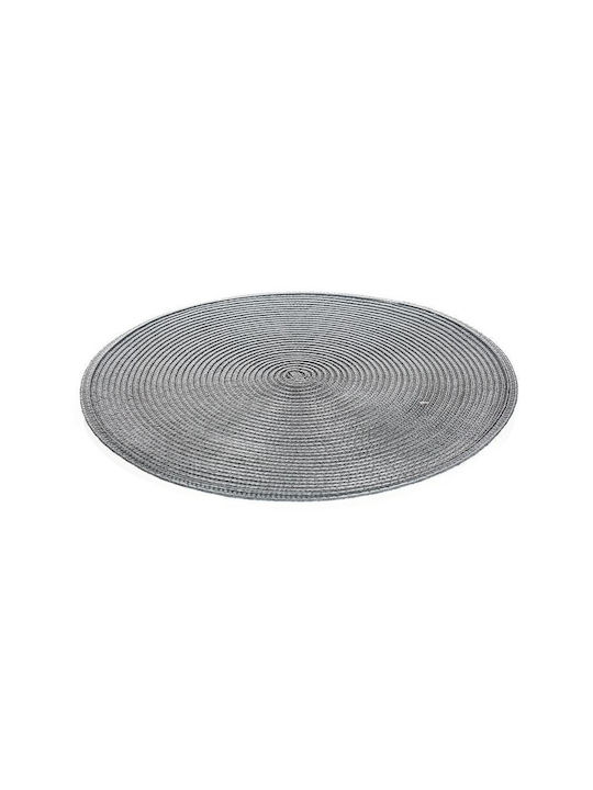 Banquet Τondo Σουπλά Στρογγυλό Ψάθινο Grey 38cm...