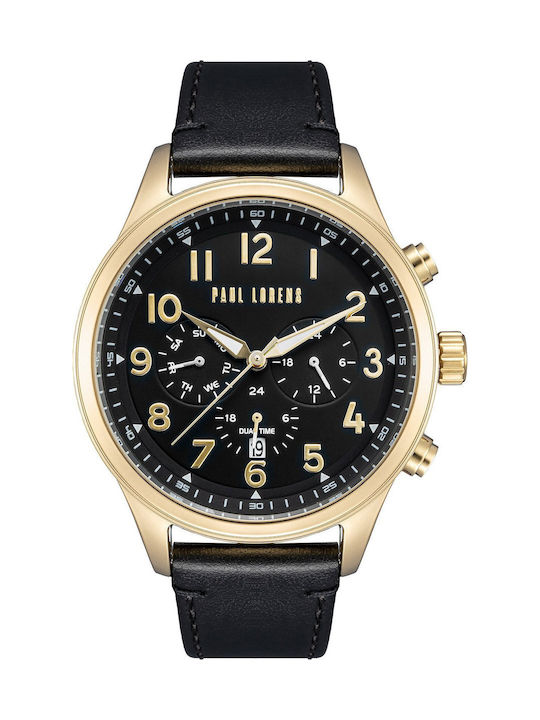 Paul Lorens Мъжки Часовник 46mm На Батерия със ...