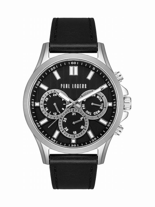 Paul Lorens Мъжки Часовник 44mm На Батерия със ...