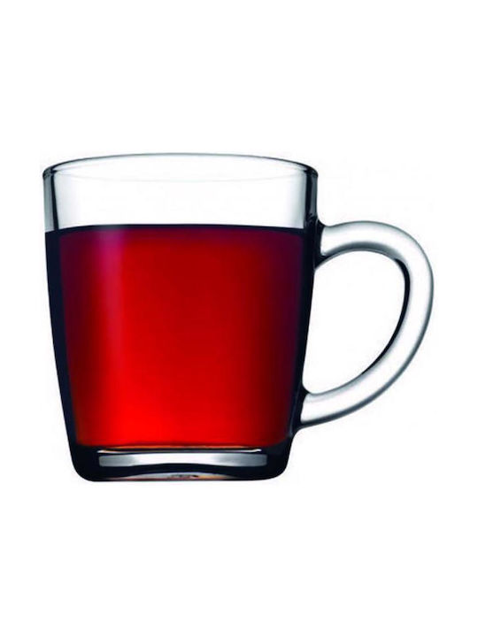 Espiel Basic Κούπα Γυάλινη Διάφανη 340ml 12τμχ