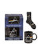 Out of the Blue Pink Floyd Ceramic Multicolour Mug 315ml 2 Pieces