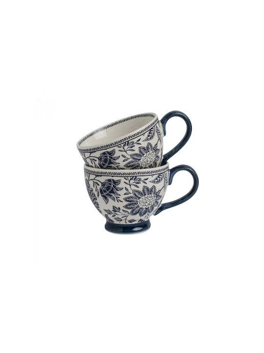 Laura Ashley Cană Ceramică Albastru 430ml