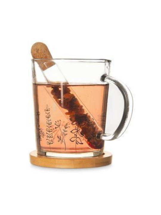 Orion Cană Sticlă Transparentă 420ml