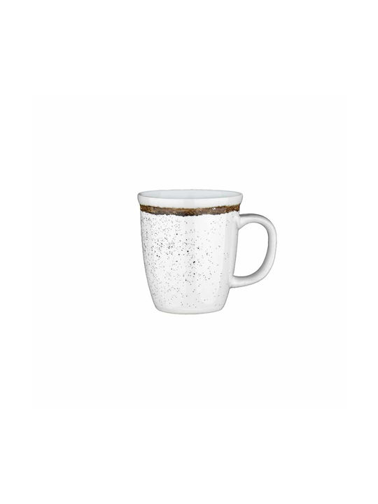 Lukanda 360 Becher aus Porzellan Weiß 380ml