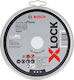 Bosch Straight Cutting Disc X-Lock for Inox Cutting Disc Metal Hole Diameter 125mm with 60 Teeth 1pcs