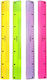 Set of 4 Rulers Plastic Case