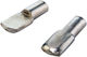 FFG Regalhalterungen Metallisch Nickel 5x5mm 10...