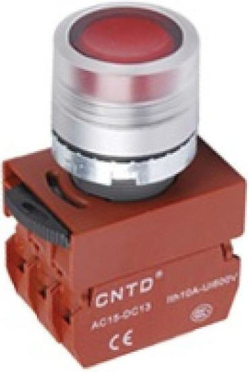 Cntd C2pif-r Întrerupător Buton cu iluminare Roșu 1buc