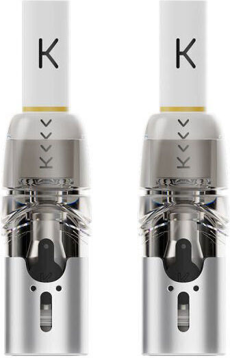 Kiwi Piese De Schimb Pod 2 Bucăți În Culoare Albă 1.8ml Cu Impedanță 1.2ohm