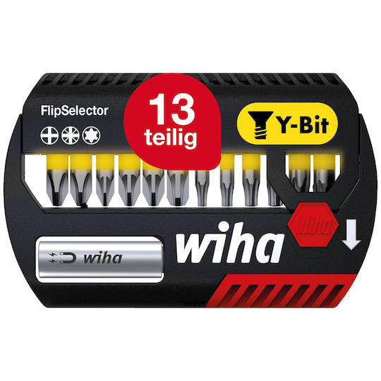 Wiha Комплект битове Wiha Wh 25mm Phillips Pozidriv Torx 1/4" 14 части