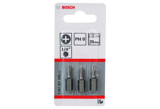 Bosch Schraubendreher-Bit Kreuz mit Größe PH0