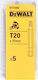 DEWALT Бит за Винтоверт Торкс с Размер T20