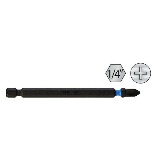 Helix Impact Torsion Screwdriver Bit Cross with Size PH1