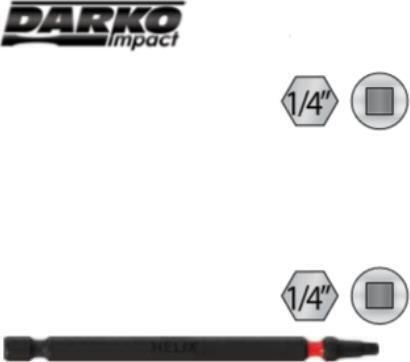 Helix Σετ 10 Μύτες Κατσαβιδιού Τετράγωνο Impact Torsion