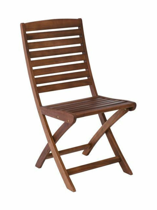 Outdoor-Stuhl Hölzernes Spot Acacia 43x54x90εκ.