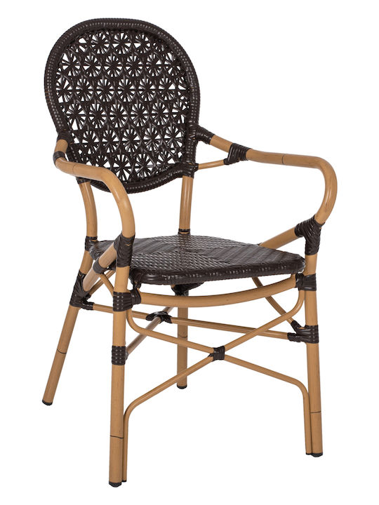 Gartenstühle Bambus Braune 10 Stücke 56x62x95cm