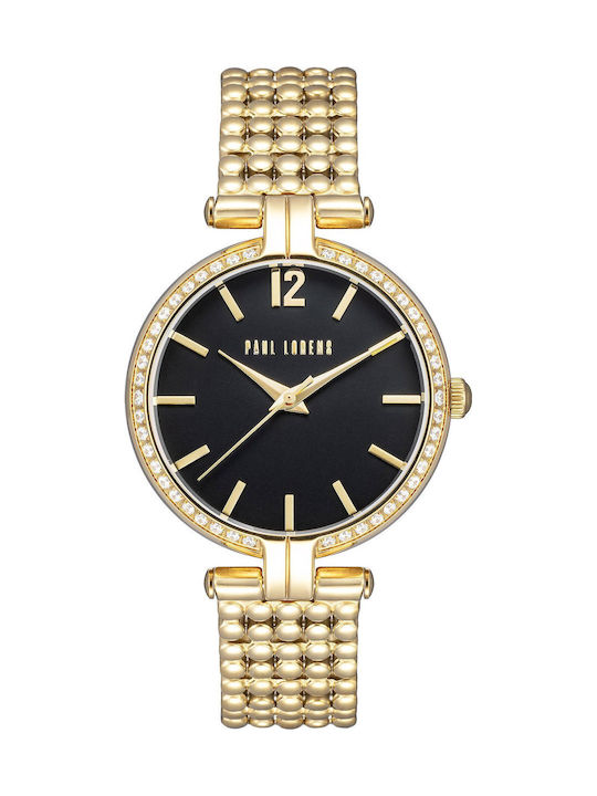 Paul Lorens Women's Watch with Black Metal Brac...