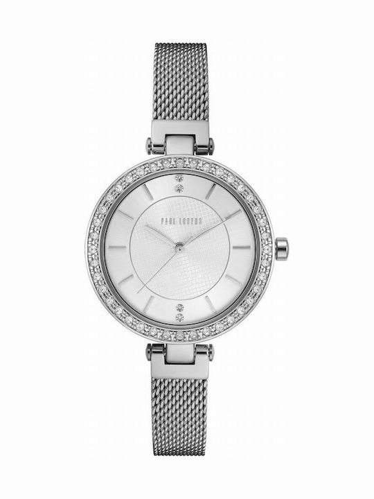 Paul Lorens Women's Watch with Silver Metal Bra...