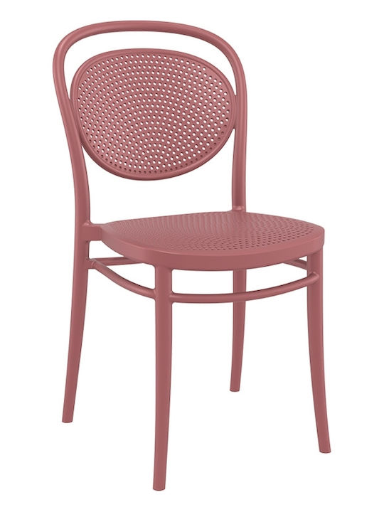 Outdoor Chair Polypropylene Marcel Pink 45x52x85cm