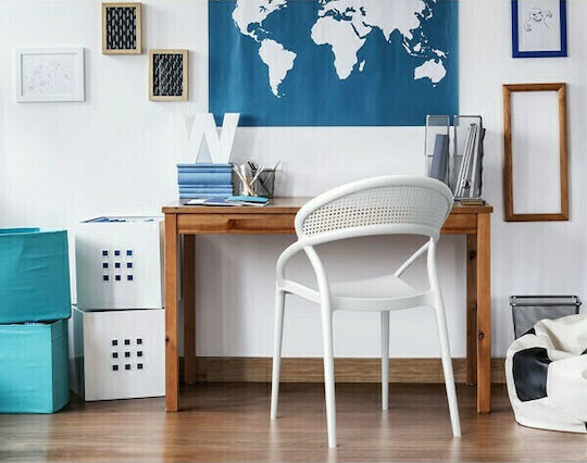 Outdoor-Stuhl Polypropylen Sunset White 54x56x82εκ.