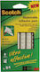 White Tack 3M Adhesive Pads Tack Removable 84pcs