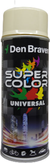 Bostik Den Braven Spray Paint SC Universal Acrylic with Shiny Effect Light Ivory RAL 1015 400ml