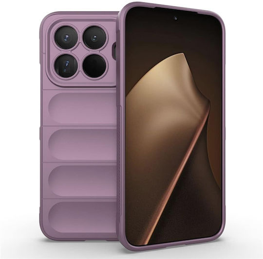 Techsuit Magic Umschlag Rückseite Silikon Lila (Xiaomi 15T Pro)