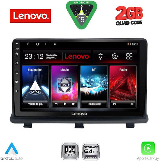 Lenovo Sistem Audio Auto pentru Opel Antara 2006-2016 (Bluetooth/USB/WiFi/GPS/Apple-Carplay/Android-Auto) cu Ecran Tactil 9"