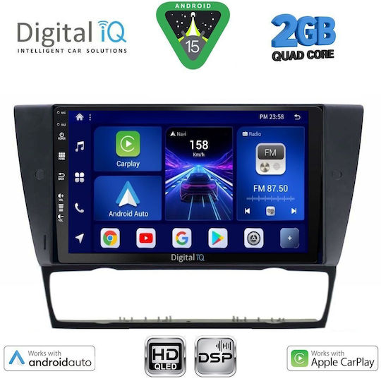 Digital IQ Автомобилна Аудио Система (Блутут/USB/WiFi/GPS/Apple-Carplay/Android-Auto) с Тъчскрийн 9"
