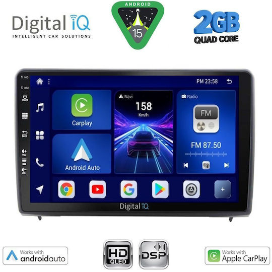 Digital IQ Ηχοσύστημα Αυτοκινήτου για Ford EcoSport 2018-2022 (Bluetooth/USB/WiFi/GPS/Apple-Carplay/Android-Auto) με Οθόνη Αφής 10"