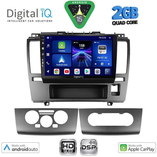 Digital IQ Car Audio System for Nissan Tiida 2004-2013 (Bluetooth/USB/WiFi/GPS/Apple-Carplay/Android-Auto) with Touch Screen 9"