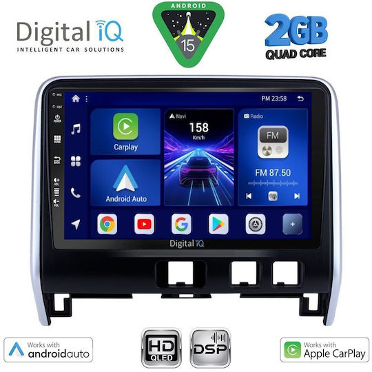 Digital IQ Car Audio System for Nissan Serena 2016-2022 (Bluetooth/USB/WiFi/GPS/Apple-Carplay/Android-Auto) with Touch Screen 10"