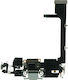 Flex Cable with Charging port in Silver color for iPhone 11 Pro